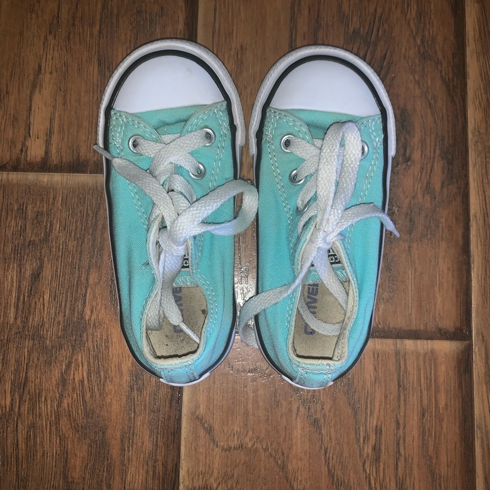 Toddler Turquoise converse